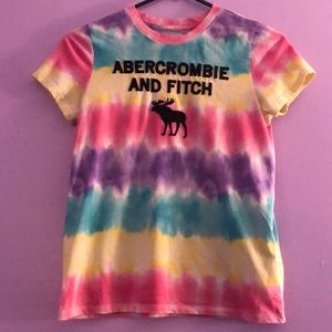Abercrombie and Fitch girls short sleeve shirt.